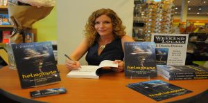 Book signing by an author